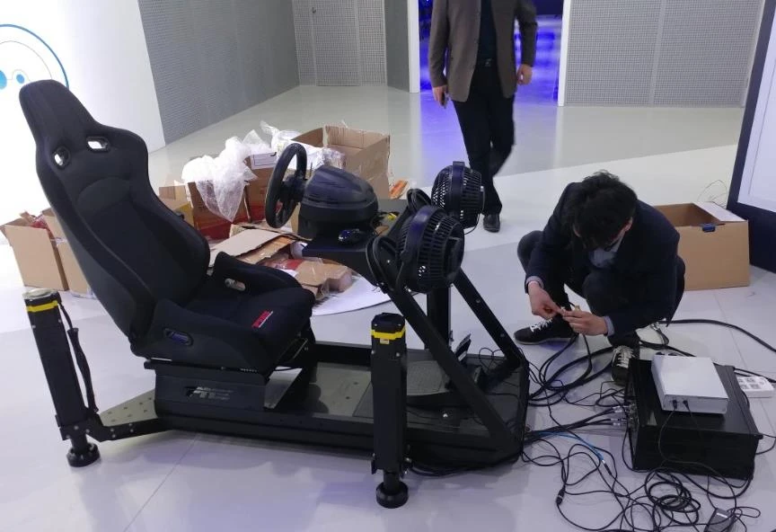 옌청 자동차 테마파크 시뮬레이터 설치 현장